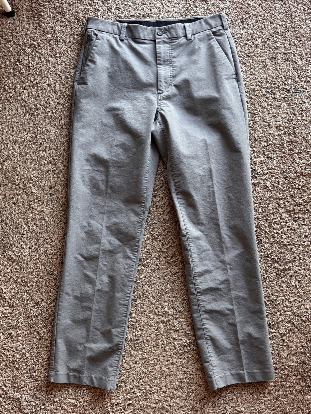 Van Heusen Gray Traveler Dress Straight Pants Uniform Neutral Basic Men’s 32x32